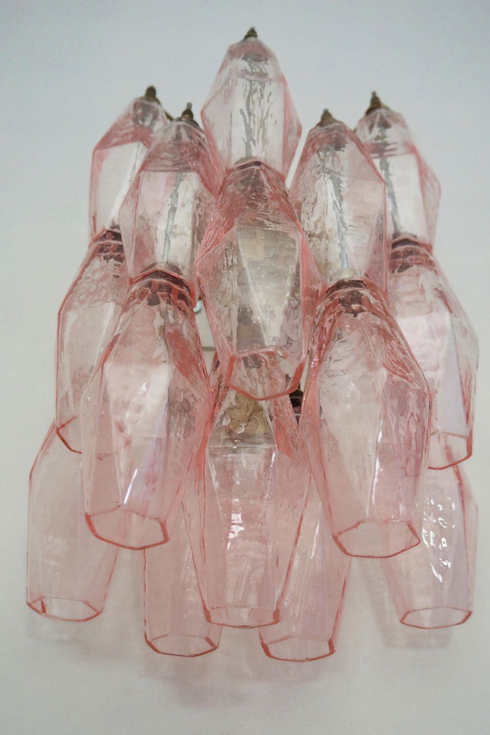 Vintage Art Poliedri Pink Wall Lamp
