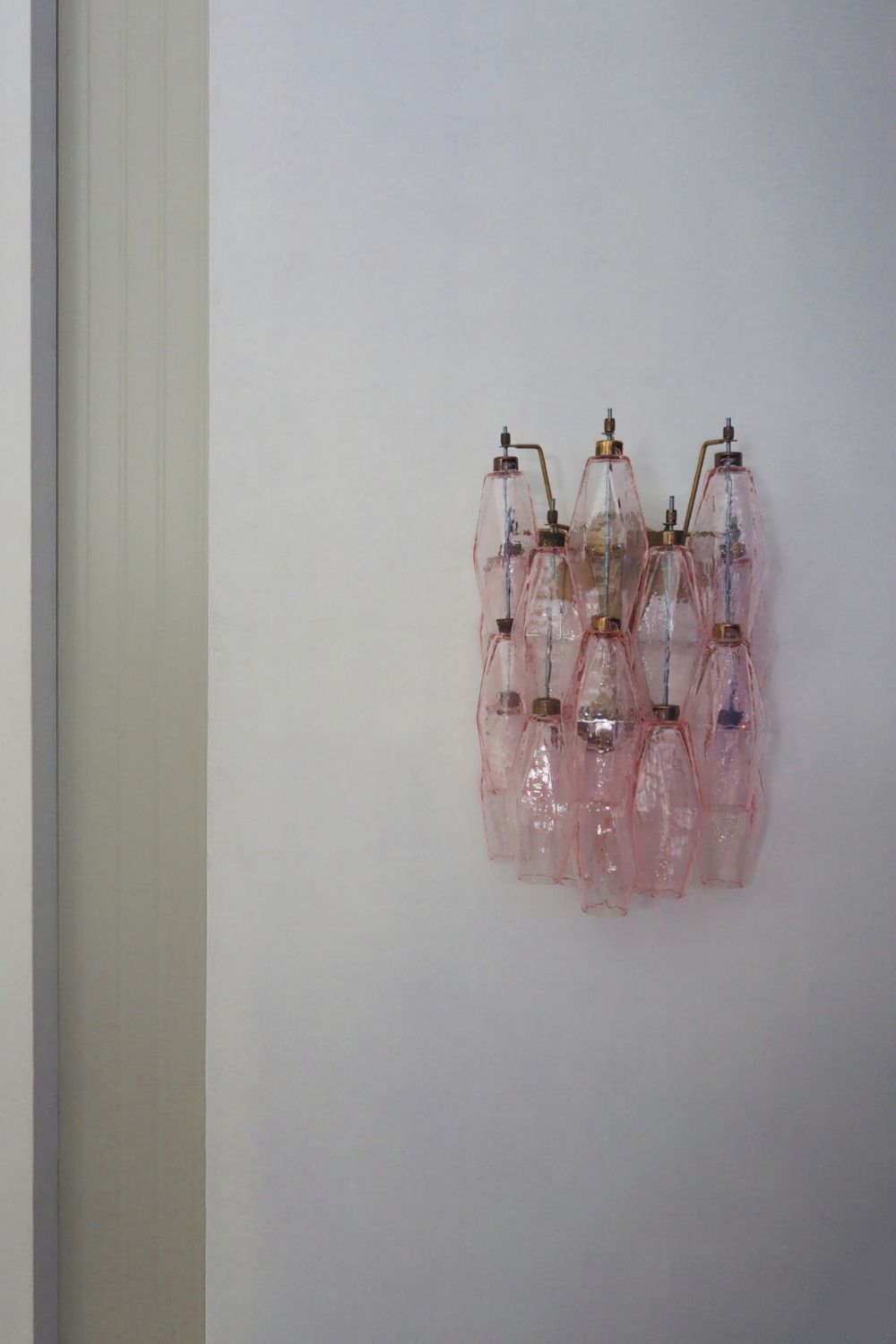 Vintage Art Poliedri Pink Wall Lamp