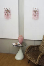 Vintage Art Poliedri Pink Wall Lamp