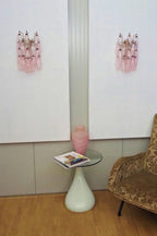 Vintage Art Poliedri Pink Wall Lamp