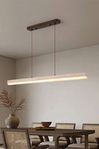 Natural Travertine Linear Dining Pendant Lamp