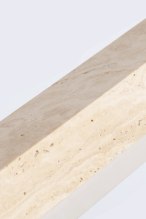 Natural Travertine Linear Dining Pendant Lamp