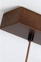 Natural Travertine Linear Dining Pendant Lamp