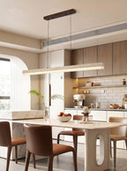 Natural Travertine Linear Dining Pendant Lamp