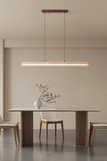 Natural Travertine Linear Dining Pendant Lamp