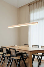 Natural Travertine Linear Dining Pendant Lamp