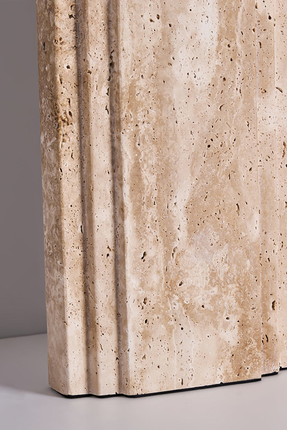 Natural Travertine Table Lamp