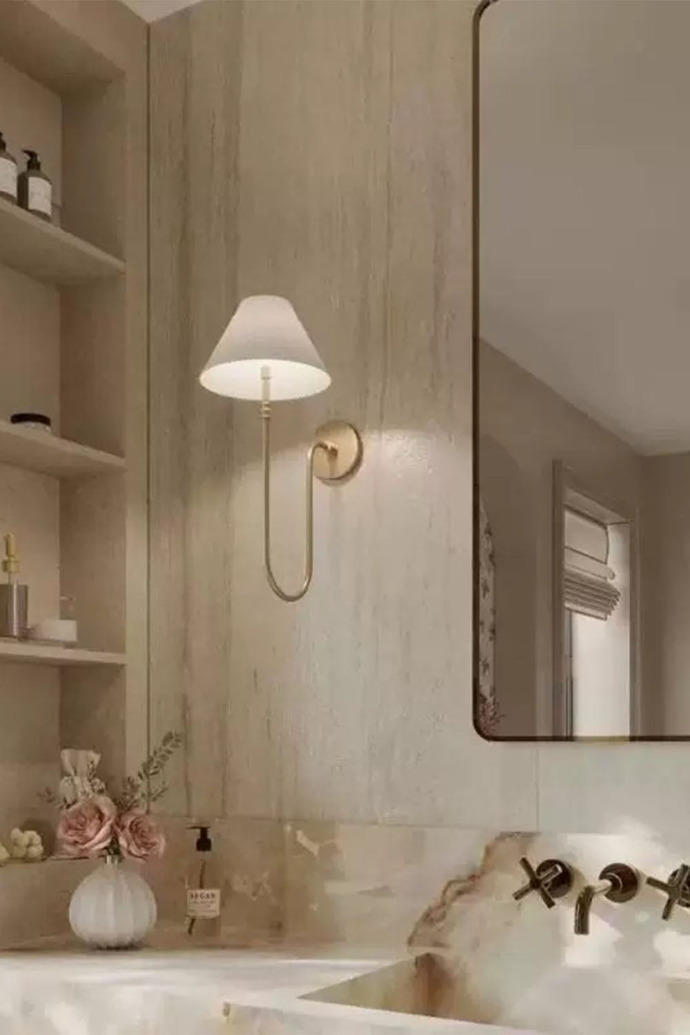Neoclassical U-shaped Minimalist Wall Lamp