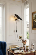 Obsidian Messenger Resin Wall Lamp