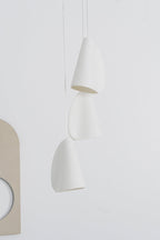 Organic Petal Translucent Bone China Pendant Light