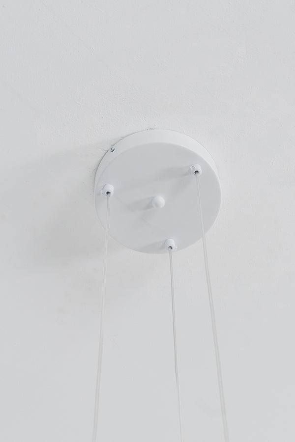 Organic Petal Translucent Bone China Pendant Light