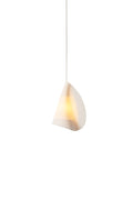 Organic Petal Translucent Bone China Pendant Light