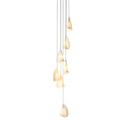 Organic Petal Translucent Bone China Pendant Light