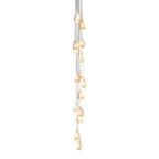 Organic Petal Translucent Bone China Pendant Light