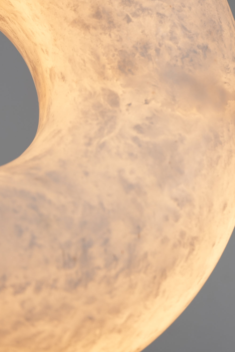 Alabaster round Pendant Light