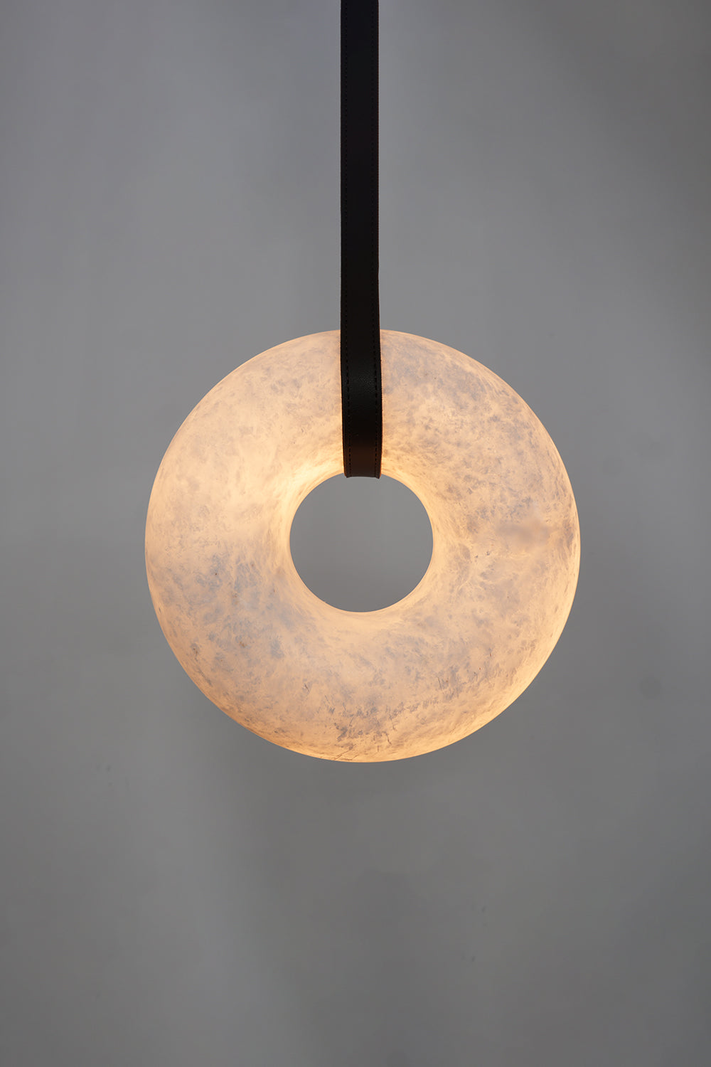 Alabaster round Pendant Light