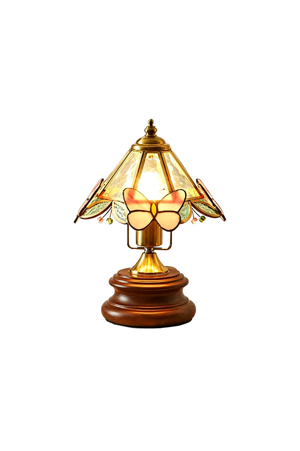 Papillon Heirloom Stained Table Lamp