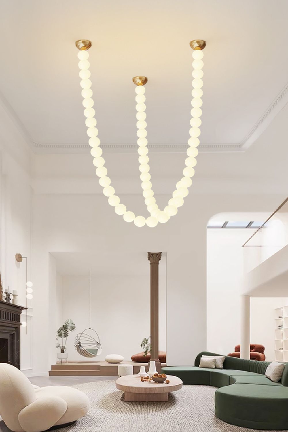 Pearl Necklace Chandelier