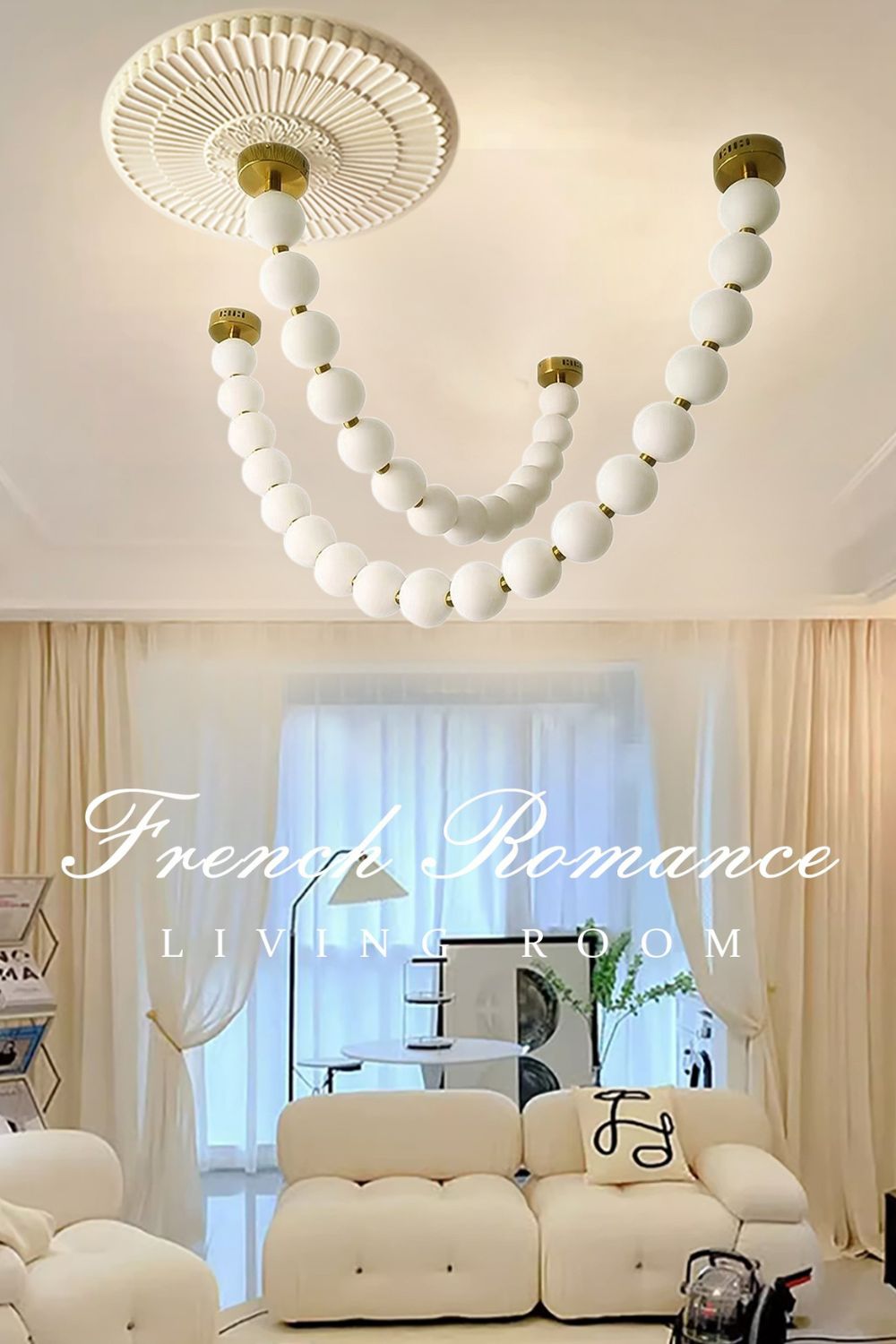 Pearl Necklace Chandelier