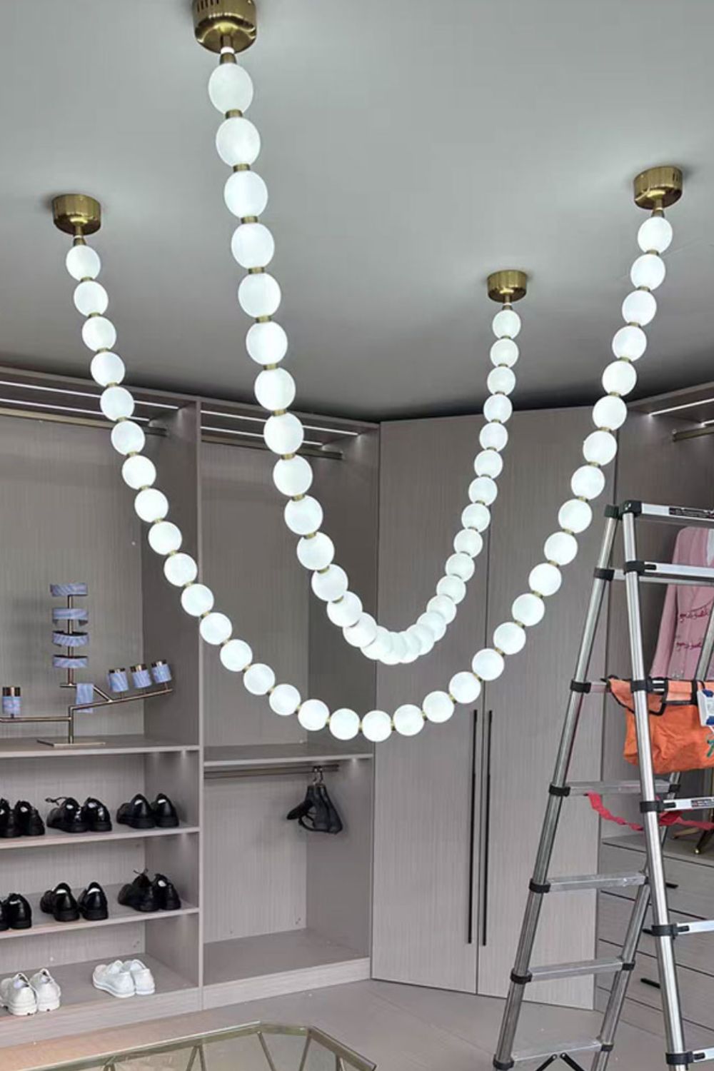 Pearl Necklace Chandelier