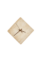 Petra Compass Travertine Backlit Wall Lamp