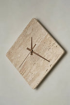 Petra Compass Travertine Backlit Wall Lamp