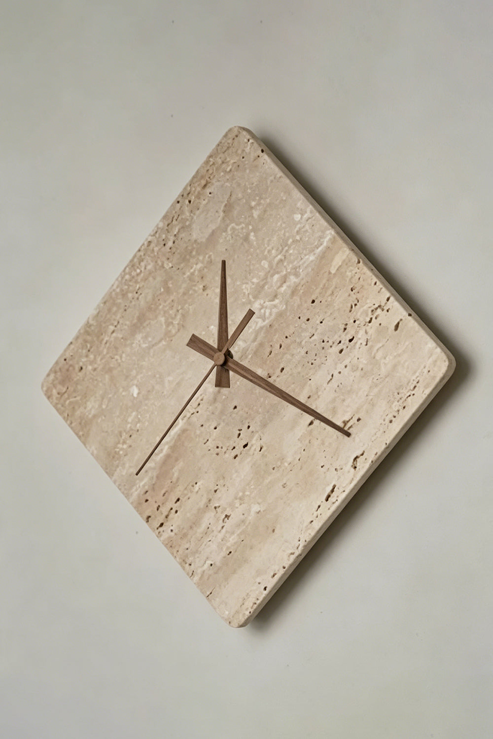Petra Compass Travertine Backlit Wall Lamp