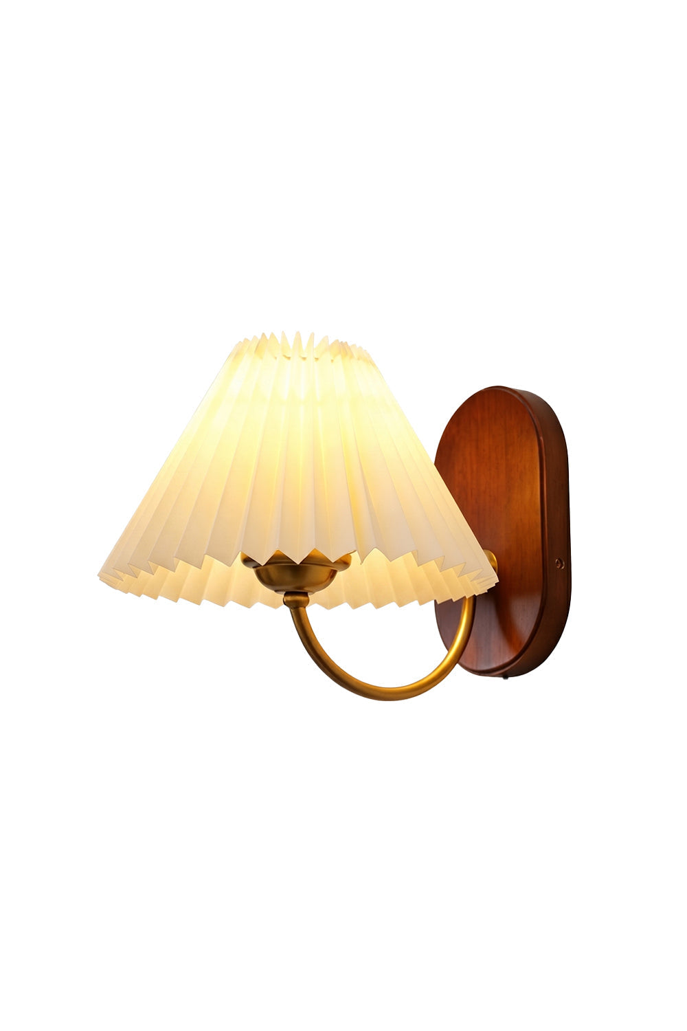 Pleated Fabric Wall Lamp