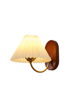 Pleated Fabric Wall Lamp