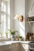 Pleated Fabric Wall Lamp