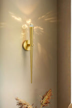 Pure copper torch wall lamp