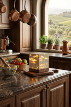 Radiant Monolith Travertine Table Lamp