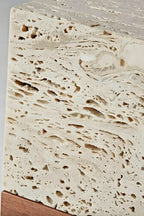 Radiant Monolith Travertine Table Lamp