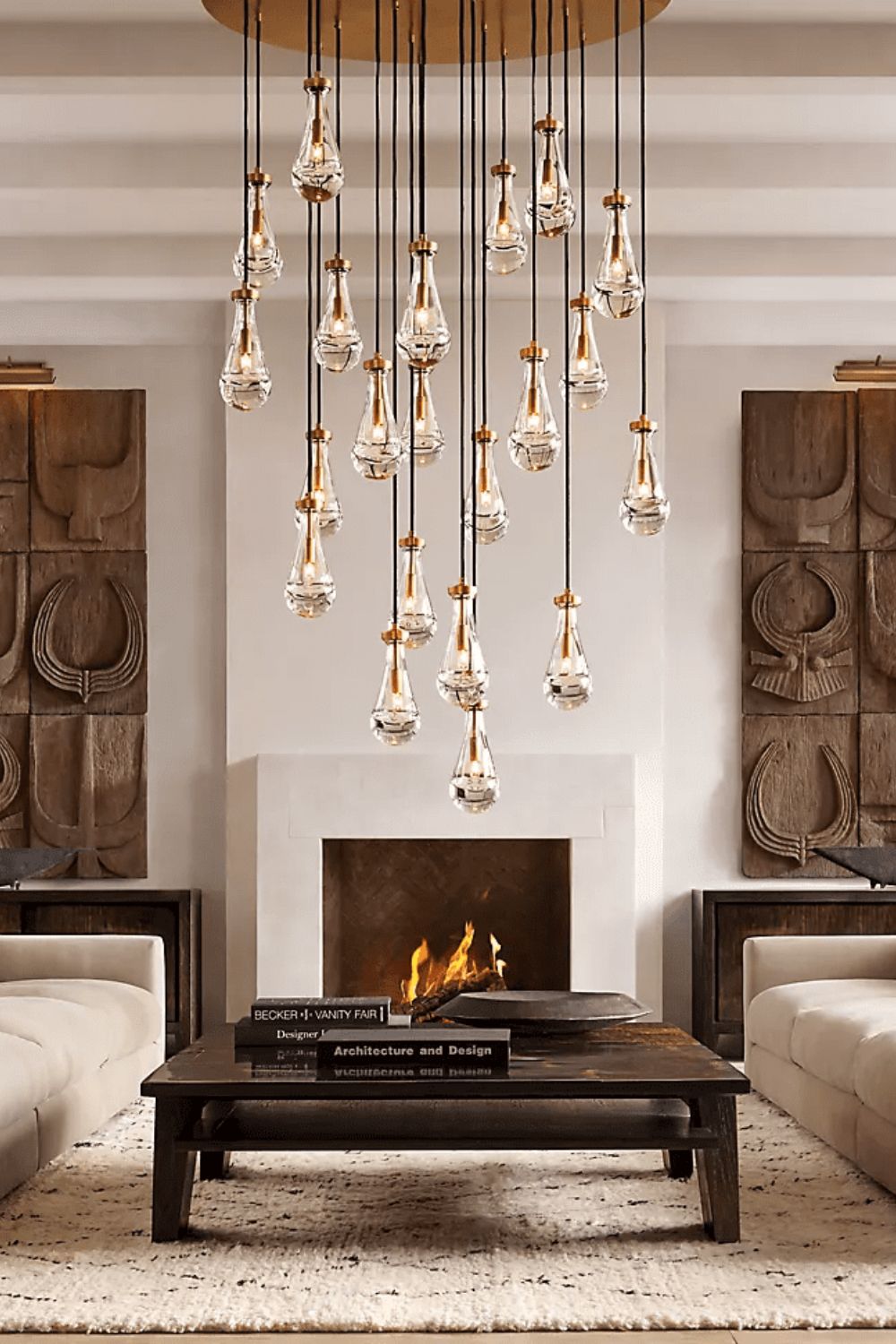 Raindrop Linear Chandelier