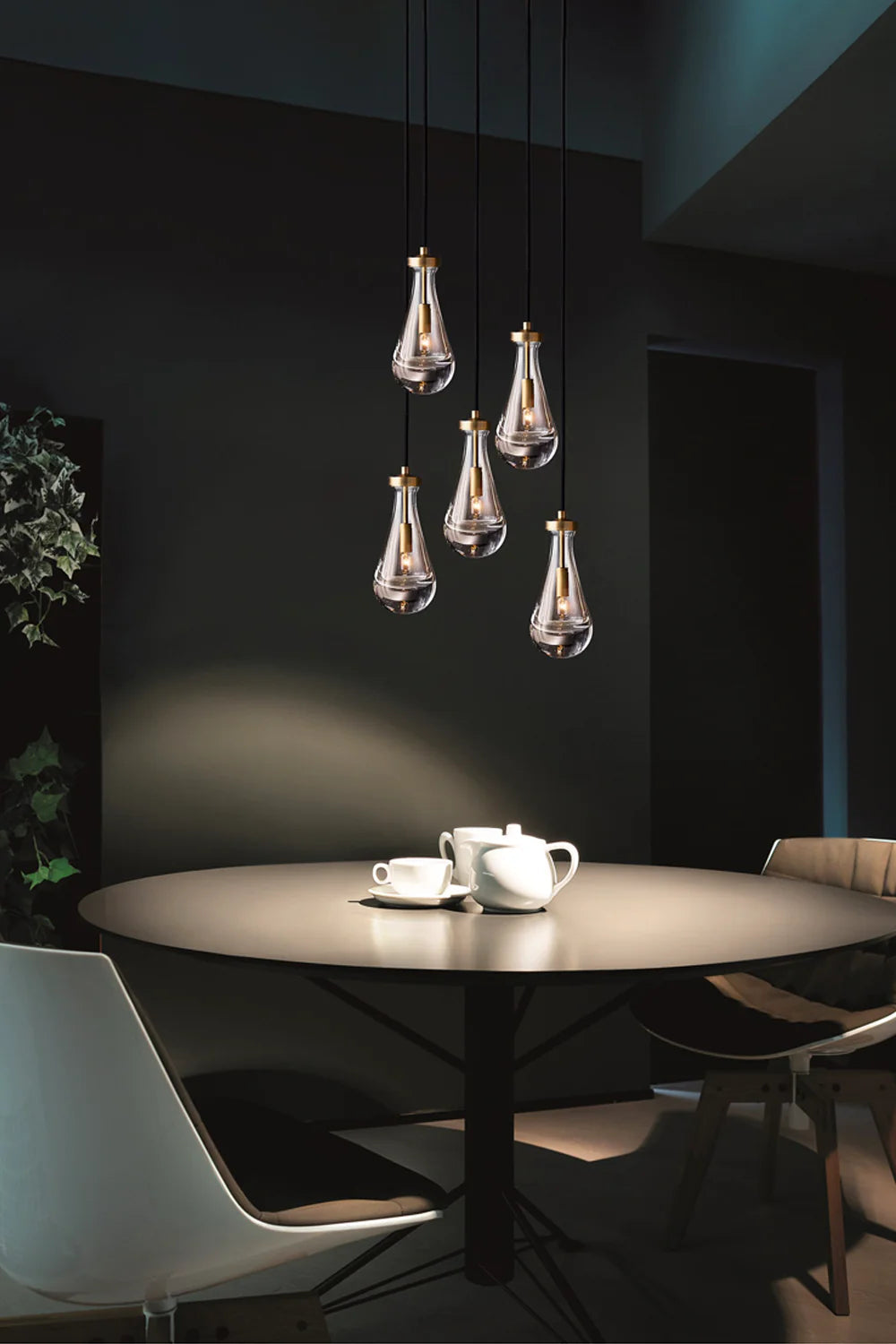Raindrop Linear Chandelier