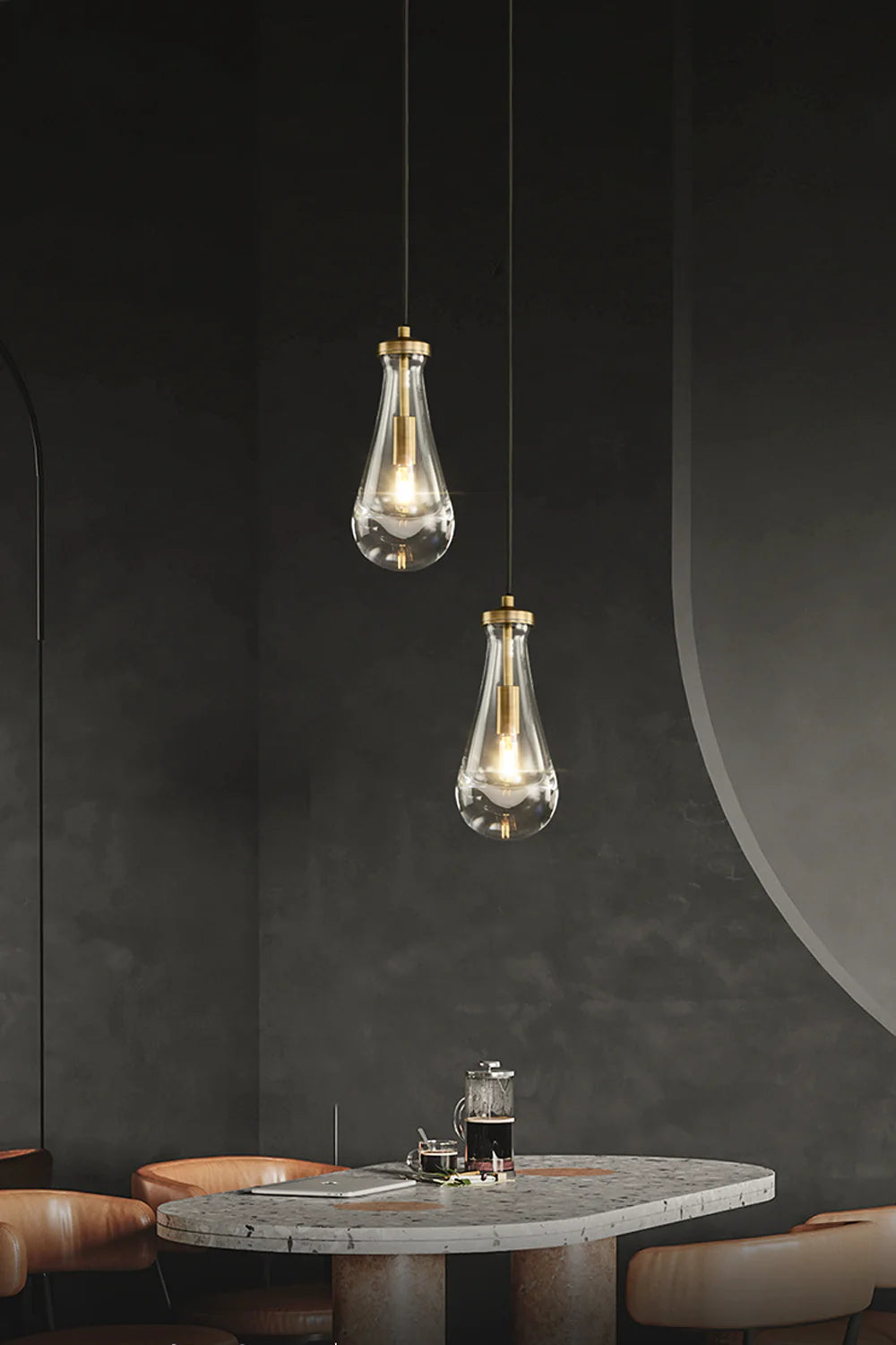 Raindrop Linear Chandelier