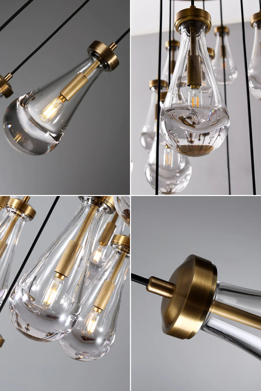 Raindrop Linear Chandelier