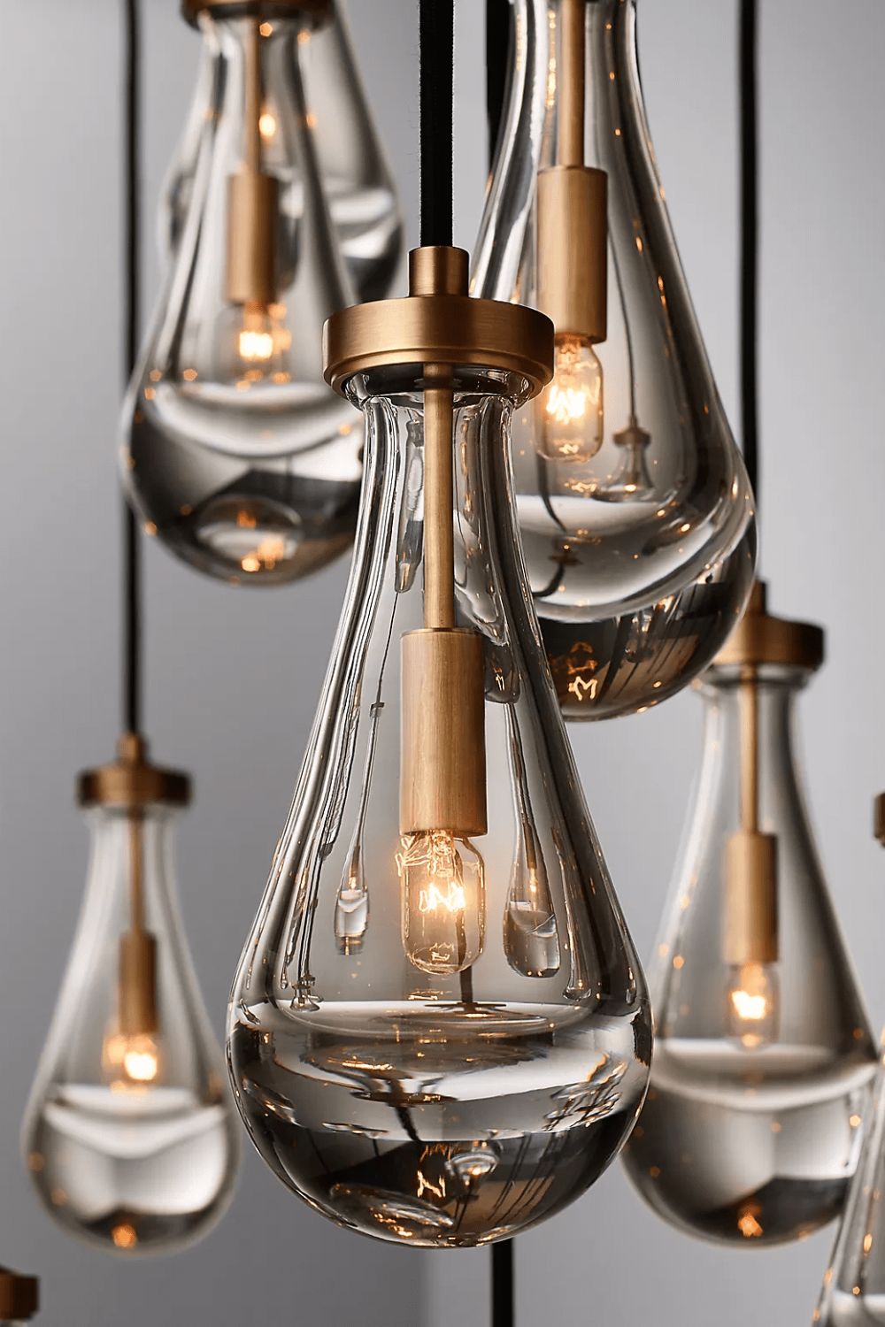 Raindrop Linear Chandelier