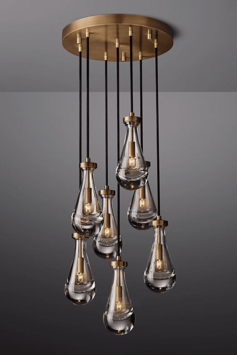 Raindrop Linear Chandelier
