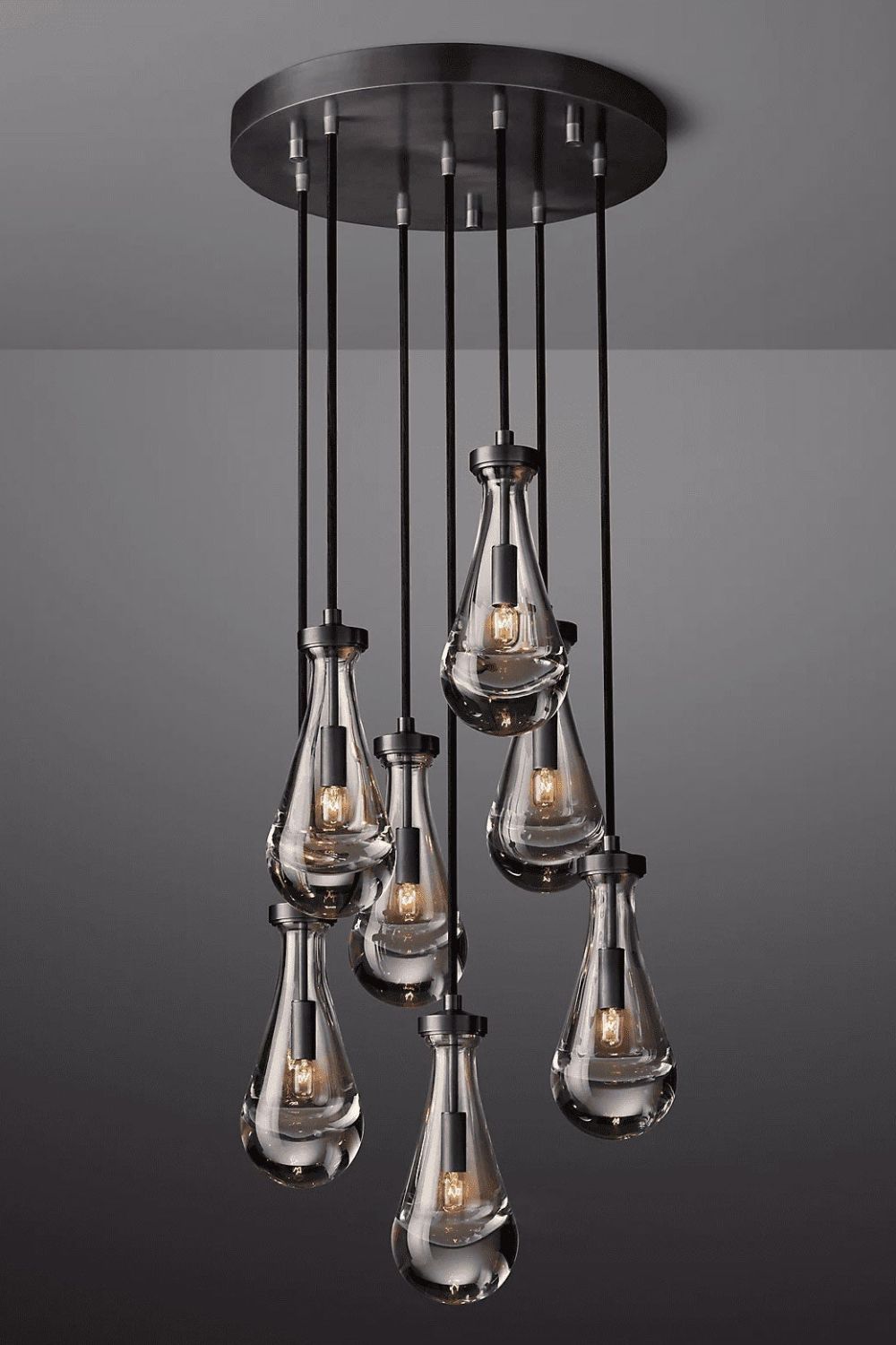 Raindrop Linear Chandelier