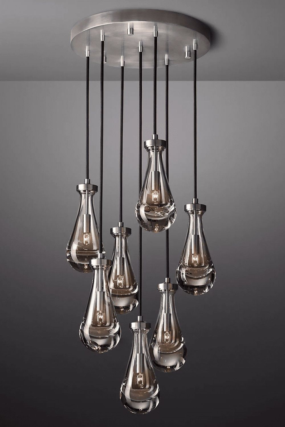 Raindrop Linear Chandelier