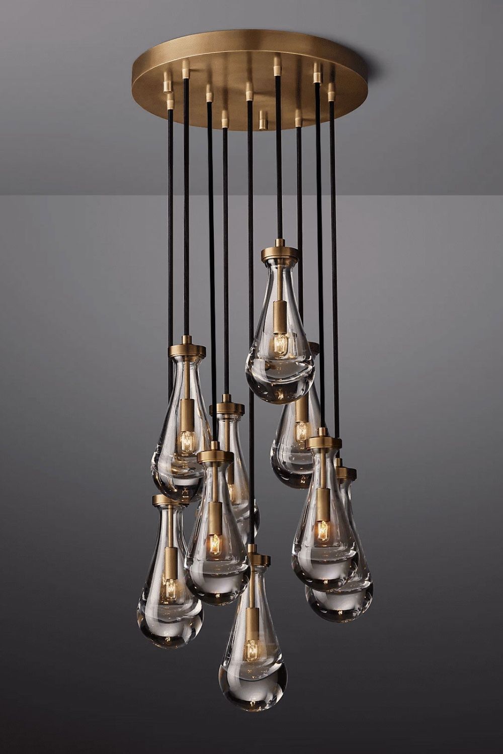 Raindrop Linear Chandelier