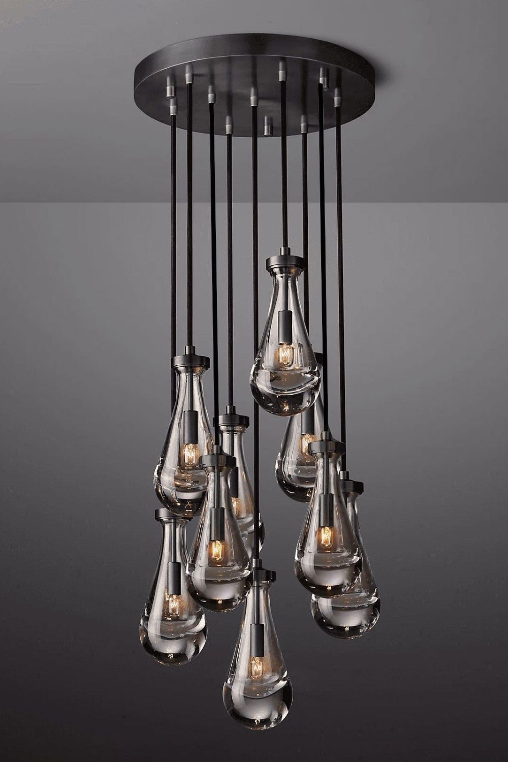 Raindrop Linear Chandelier