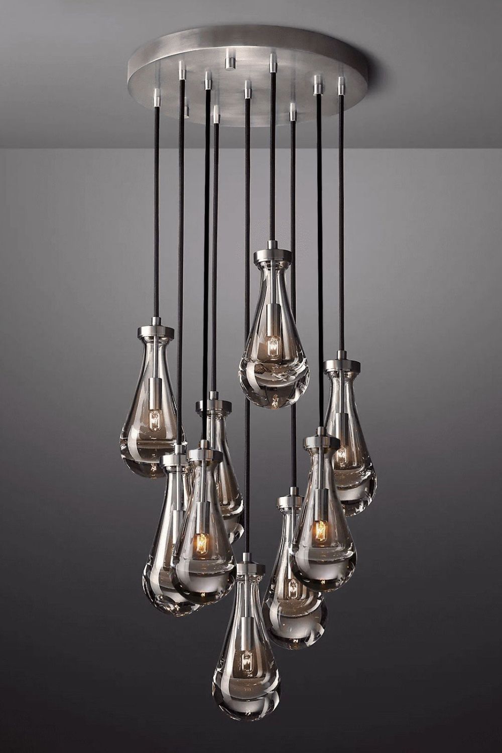 Raindrop Linear Chandelier