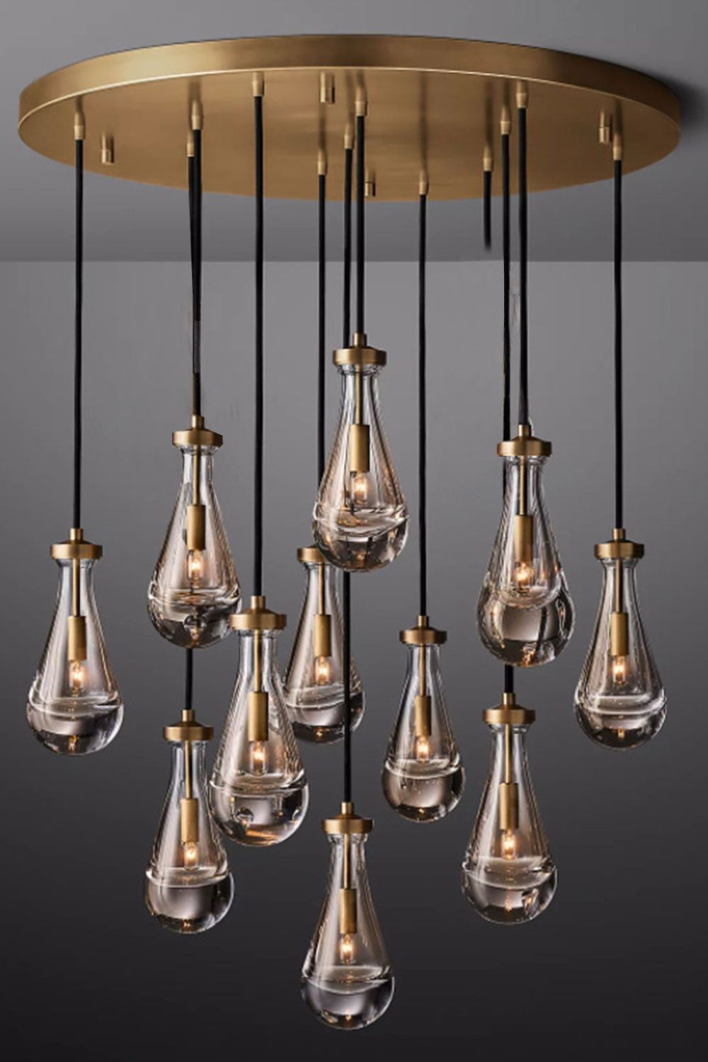 Raindrop Linear Chandelier