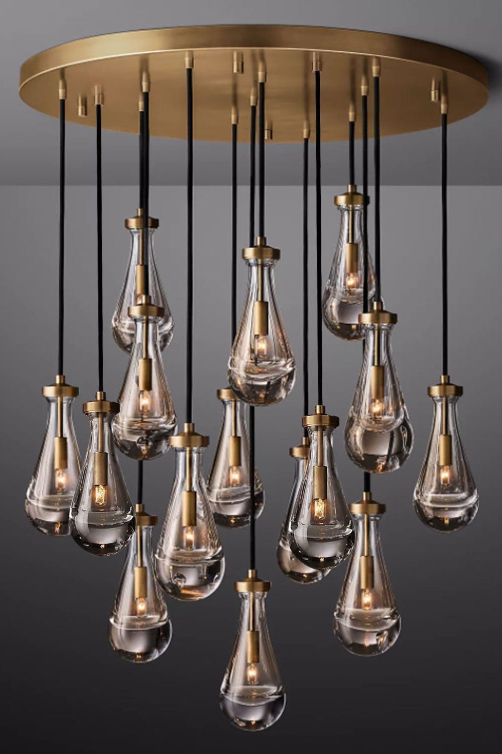 Raindrop Linear Chandelier