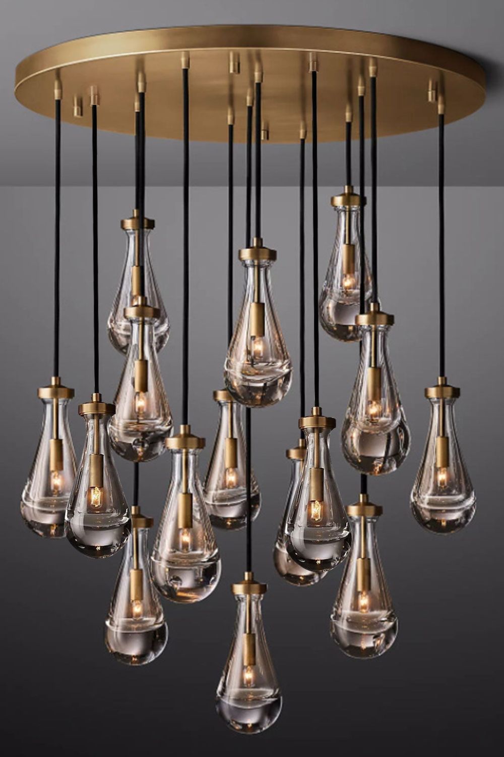 Raindrop Linear Chandelier