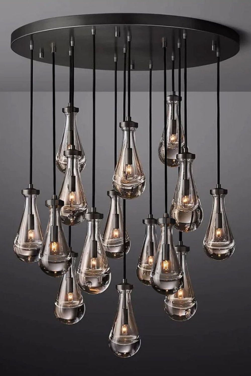 Raindrop Linear Chandelier