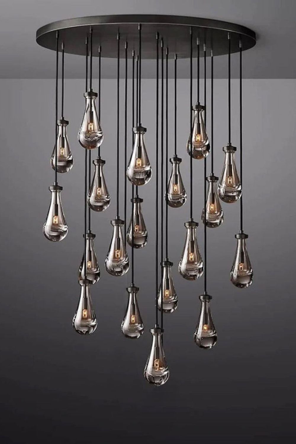 Raindrop Linear Chandelier