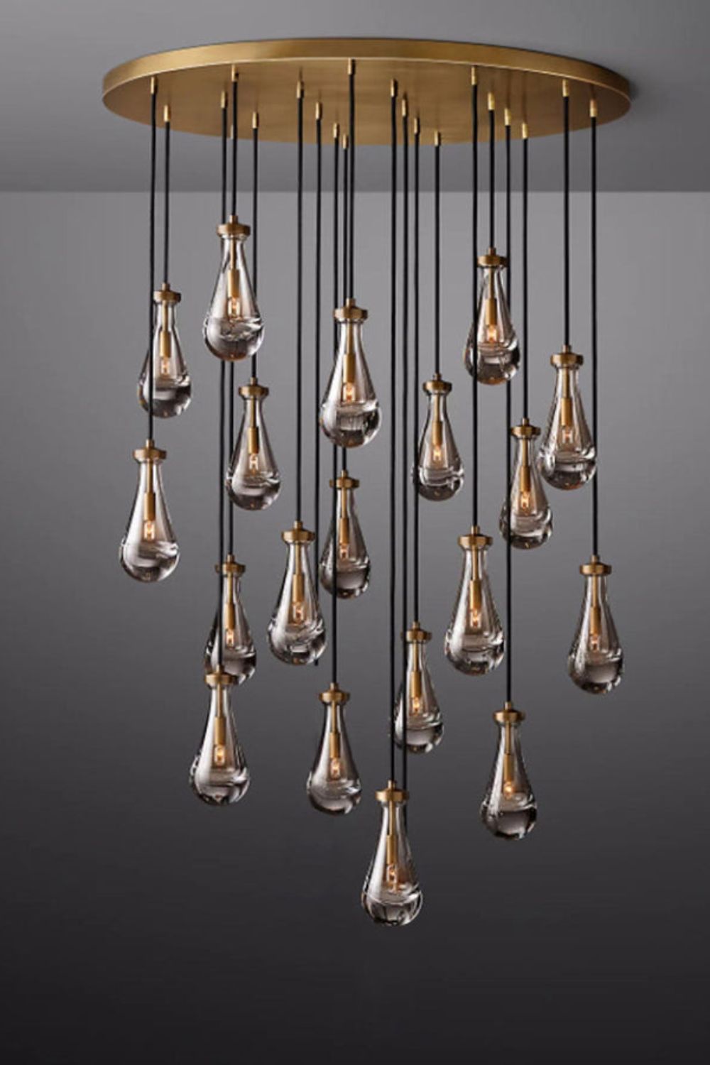 Raindrop Linear Chandelier